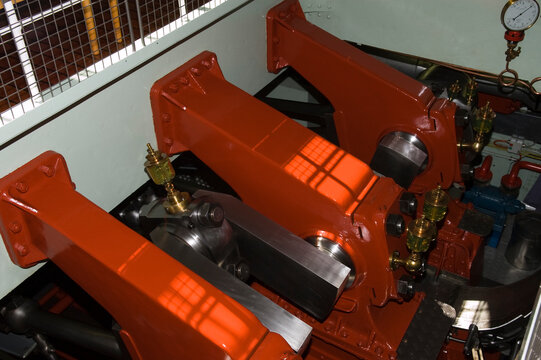 Maschinenanlage eines Dampfschiffes