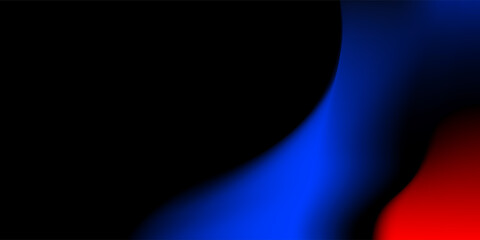 Abstract gradient with Red and Blue wave color background for template, poster, flyer design. Vector illustration