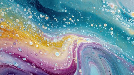 Abstract painting colors