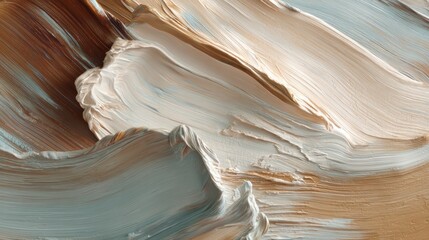 Abstract paint strokes