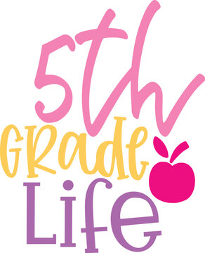 5th Grade Life Creative Graphic for School Students
