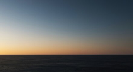 Obraz premium Abstract minimalist composition featuring a subtle gradient sky meeting a dark textural plane, defining the infinite horizon, conceptual, backdrop, horizon