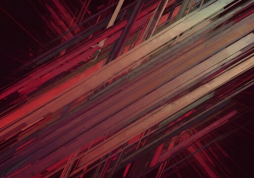 Vibrant non-objective artwork texture. Dynamic blend of intense hues and structured lines, suggesting pure artistic energy and emotion, texture, composition, intense
