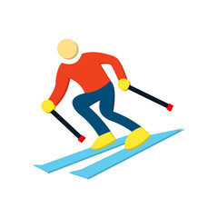 downhill skier