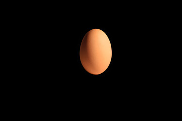 egg on black