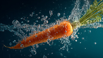 fresh food in water ai genrative