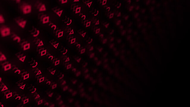 Backgrounds Animated Glowing Shape Loop 28