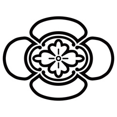 家紋です。陰木瓜といいます。