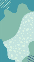 Abstract organic waves and speckled texture background