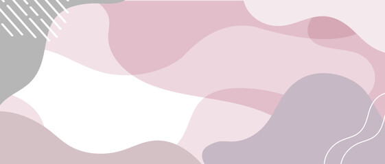 Abstract pastel fluid organic shapes background pattern