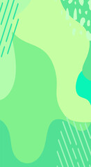 Abstract green background creating organic soft shapes