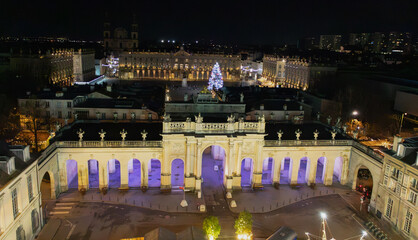 No&euml;l dans le quartier de la place Stanislas, &agrave; Nancy, France