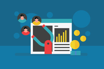 Spending money on digital marketing campaign for customer acquisition and filtering quality leads.