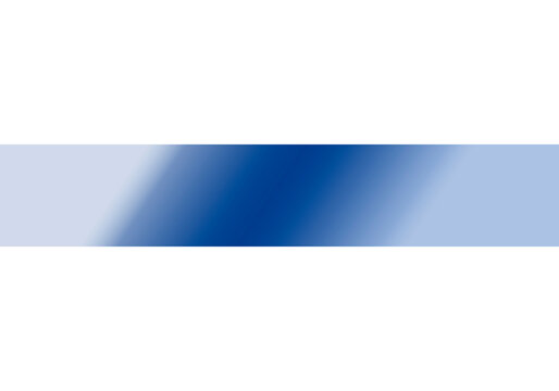 Franja horizontal con degradado met&aacute;lico en tonos azules sobre fondo transparente