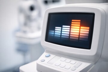 Advanced Medical Equipment Displaying Vital Sign Measurements with Vivid Graphical Representation of Data for Enhanced Diagnostics and Patient Care
