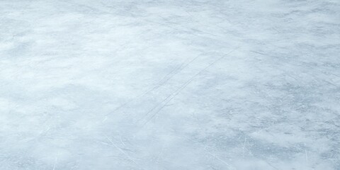 Obraz premium Smooth ice rink close-up with subtle textures and natural scratches