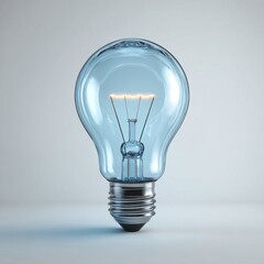 Transparent Light Bulb Showcasing Innovative Design and Technology