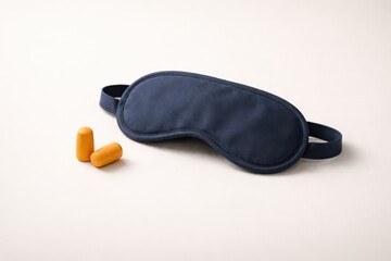 Comfortable Sleep Accessories: A Sleep Mask and Earplugs for Enhanced Rest and Quiet Nights