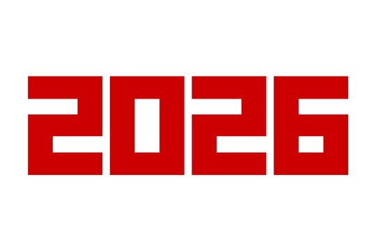 2026 text on white background 