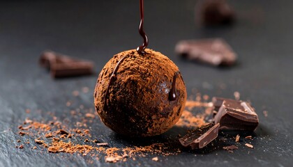 Chocolate Truffle with Cinnamon and Cocoa.