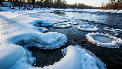 Stunning panorama of snowy landscape in winter in Black Forest - winter wonderland snow, Panorama of beautiful winter park
