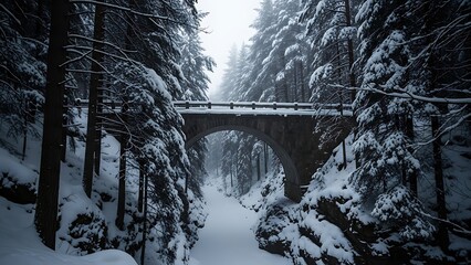 Stunning panorama of snowy landscape in winter in Black Forest - winter wonderland snow, Panorama of beautiful winter park
