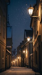 Stunning panorama of snowy landscape in winter in Black Forest - winter wonderland snow, Panorama of beautiful winter park
