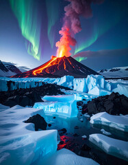 The Frostfire Volcano