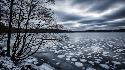 Stunning panorama of snowy landscape in winter in Black Forest - winter wonderland snow, Panorama of beautiful winter park
