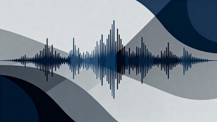 Corporate Audio Waveform Technology Background