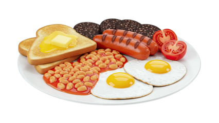 Full English Breakfast Plate