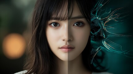 人類に近づくAIのイメージ