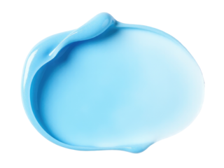 A close-up shot of a blue object against a white background, great for product or still life photography