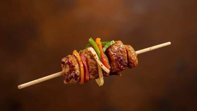 Klatak satay from Jogjakarta is famous for its distinctive presentation