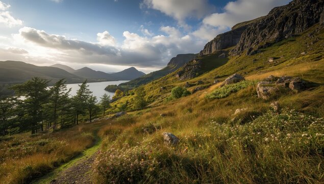 Knockan Crag Nature Reserve, Elphin, Scotland, UK