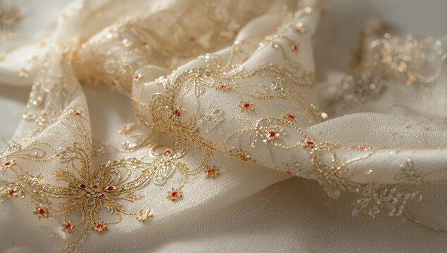 Kundan designs with Jumka silk thread