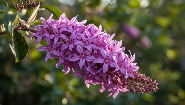 Lagerstroemia speciosa, also known as Queen's Flower, banab&aacute;, or pride of India
