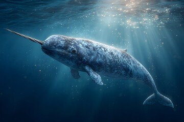 Narwhal in cold polar seas