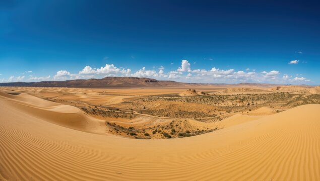 Landscape of Gansu and Gobi Deserts in China