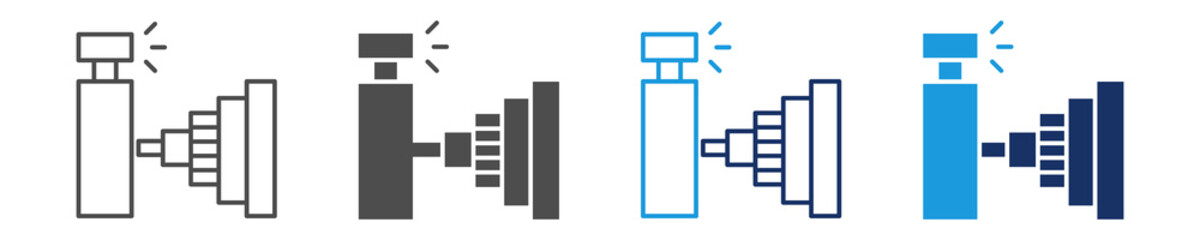 spotlight icon set multiple concept