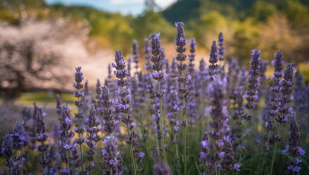 Lavender in Sakura Park, Atok Benguet