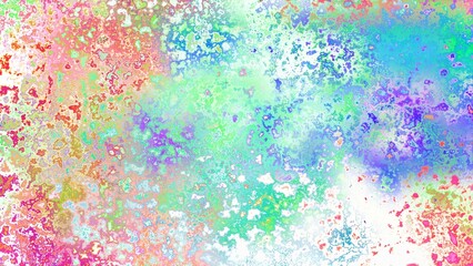 Obraz premium Abstract rust-like organic texture with vibrant marbled colors, corroded metal surface effect and expressive chaotic pattern