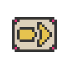 arrow next sign pixel art for your needs