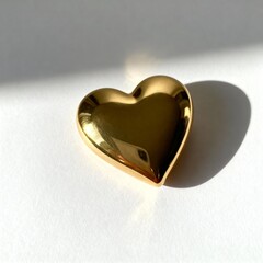 Luxury Gold Heart Valentine Background