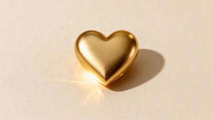 Luxury Gold Heart Valentine Background