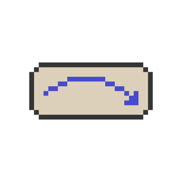 arrow next sign pixel art for your needs