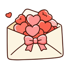 envelope with heart