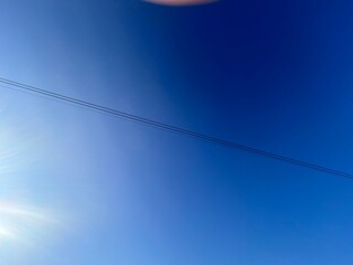 blue sky with clouds