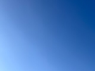 blue sky background, white, view
