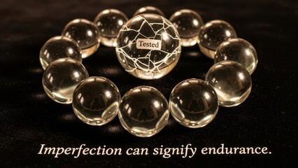 Glass Spheres Tested With Light Patterns